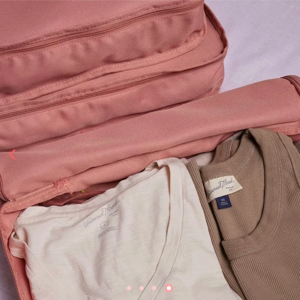 NEW Hanky Panky 3 pack packing cubes pink